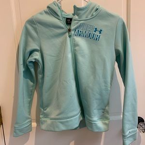 Under armour girls zip up